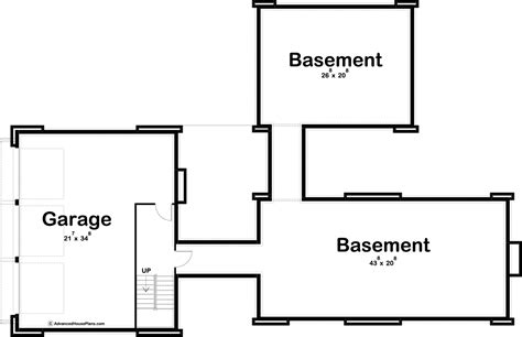 1 Story Modern Mountain House Plan Long Beach