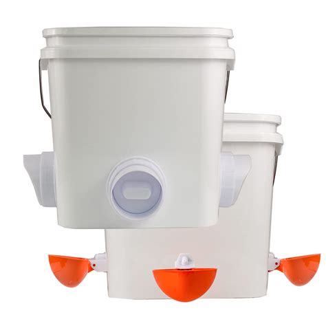 Automatic Chicken Feeder And Waterer Set Hanging Chicken Feeder No