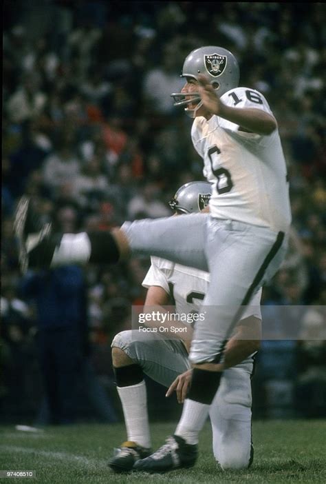 Circa 1970s Quarterbackkicker George Blanda Of The Oakland Raiders