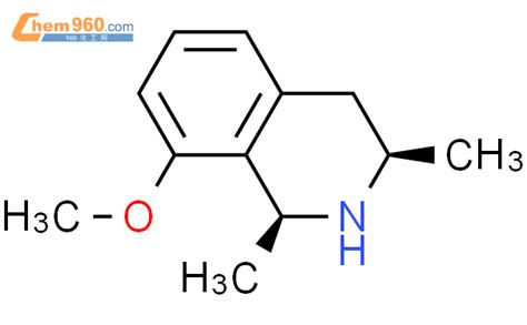 92264 15 8 Isoquinoline 1 2 3 4 Tetrahydro 8 Methoxy 1 3 Dimethyl