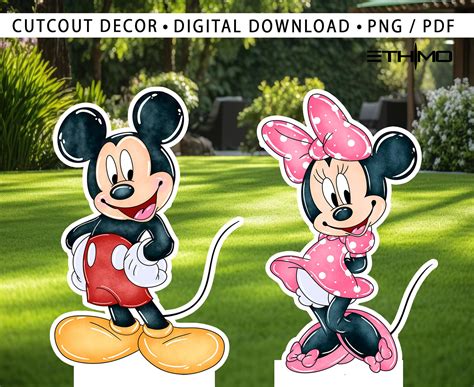 Mickey Mouse Clubhouse Themed Birthday Party Cutouts Off