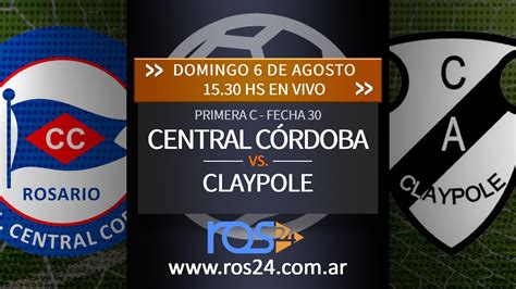 Central C Rdoba Vs Claypole Youtube