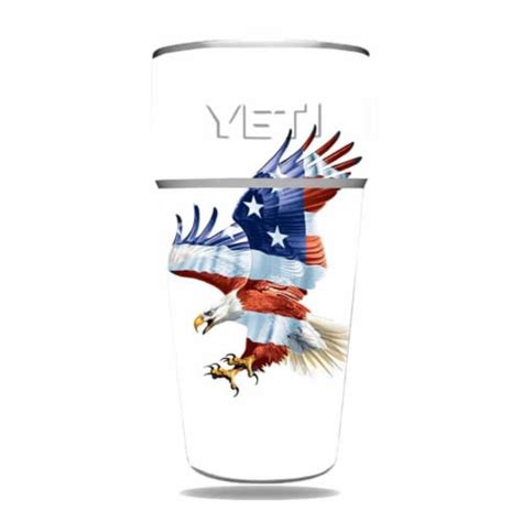 MightySkins CF YERAM26SI American Eagle Carbon Fiber Skin For Yeti