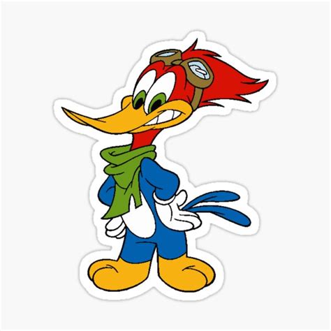 Sticker Woody Woodpecker Redbubble