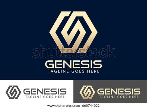 Genesis Logo Template Design Vector Stock Vector Royalty Free 660744022