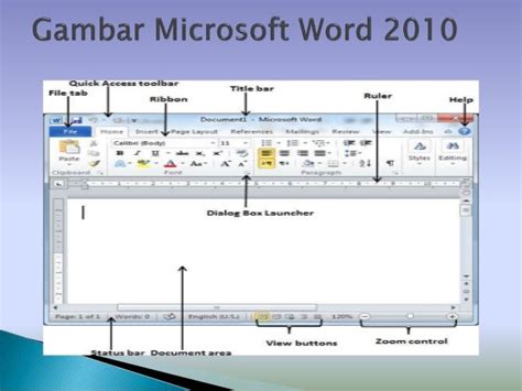 Menu Bar Fungsi Icon Microsoft Word Beserta Gambarnya