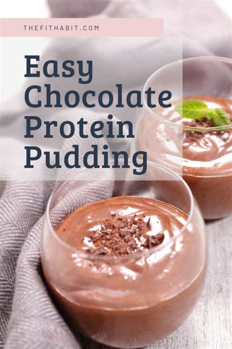 Easy Protein Pudding You Choose The Flavor The Fit Habit