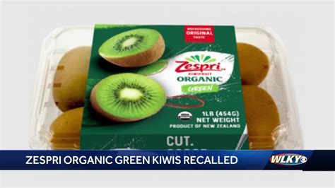 Fda Recalls Zespri Organic Green Kiwis Youtube