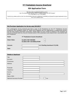 Fillable Online Mpic Isa Application Form Valu Trac Fax Email Print