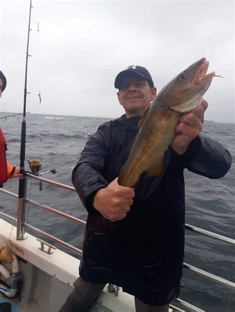 Cod Pollack And A Nice Tope For Donegal Bay Charter Boats Fishing In