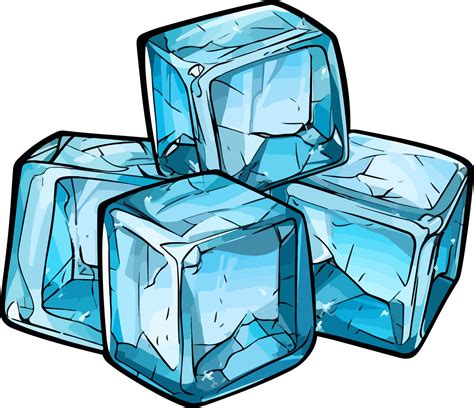 AI generated Cube of ice clipart design illustration 36519964 PNG