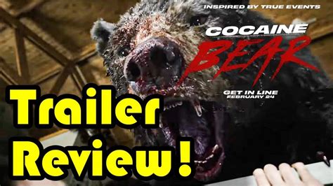 Cocaine Bear Trailer Review!