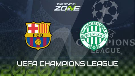 2020-21 UEFA Champions League – Barcelona vs Ferencvaros Preview & Prediction - The Stats Zone