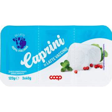 Formaggio Caprini Di Latte Vaccino X3 COOP 120 G Coop Shop