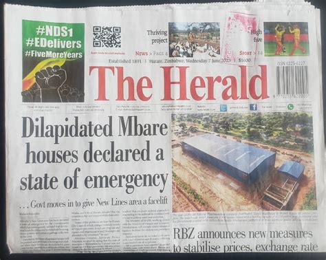 The Herald Zimbabwe Daily News Paper Outlet Innoem Eng Psu Ac Th