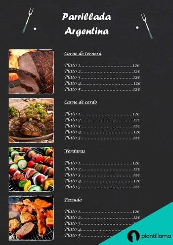 Plantillas De Menu Gratis Y Editables En Word