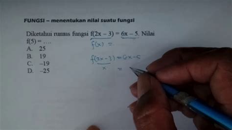 Tutorial Fungsi 2 Menentukan Nilai Fungsi Matematika Smp Youtube