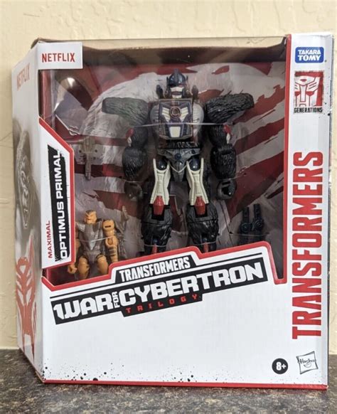 Transformers Netflix War For Cybertron Optimus Primal And Rattrap Brand