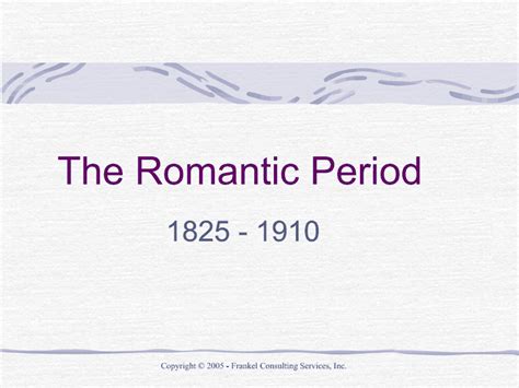 The Romantic Period Ppt For 9th 12th Grade Lesson Planet