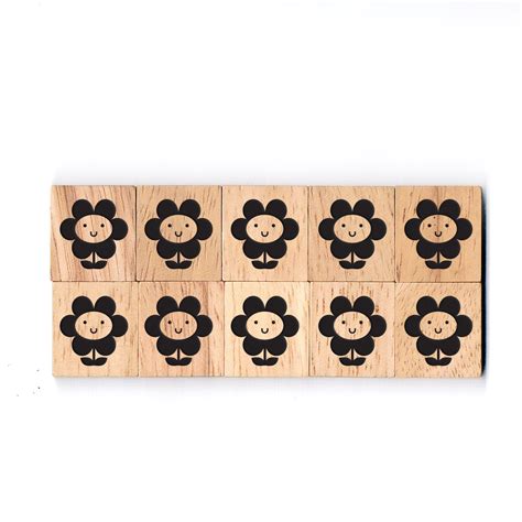 Sy14 Flower Wooden Scrabble Tiles For Diy Crafts And Handicraft Items Bsiri Games