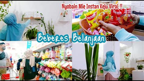 Dailyvlog Saatnya Belanja Kebutuhan Bulanan Rapihin Belanjaan Dan