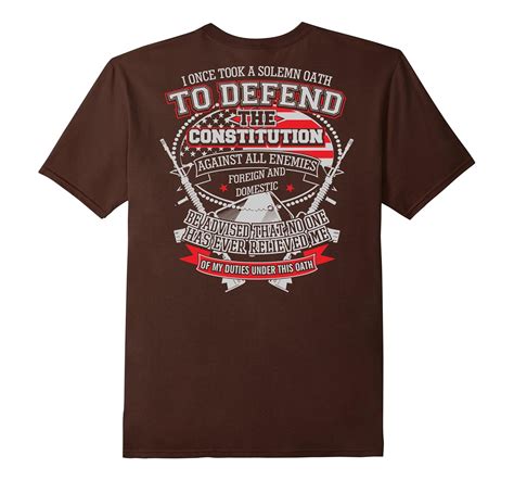 I Once Took A Solemn Oath To Defend Veteran T Shirt Cl Colamaga