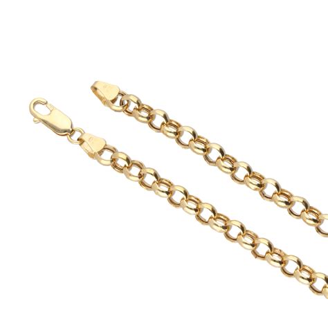 18k Gold Rolo Chain 5 20mm