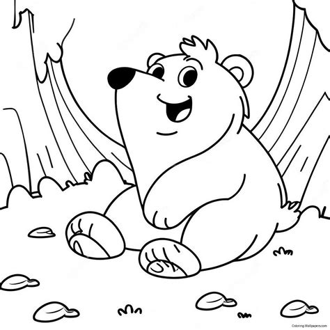 Grizzly And The Lemmings Coloring Page