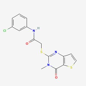 N Chlorophenyl Methyl Oxo Dihydrothieno D Pyrimidin