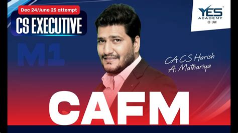 Cs Executive Cafm Lecture New Syllabus Dec June By Ca