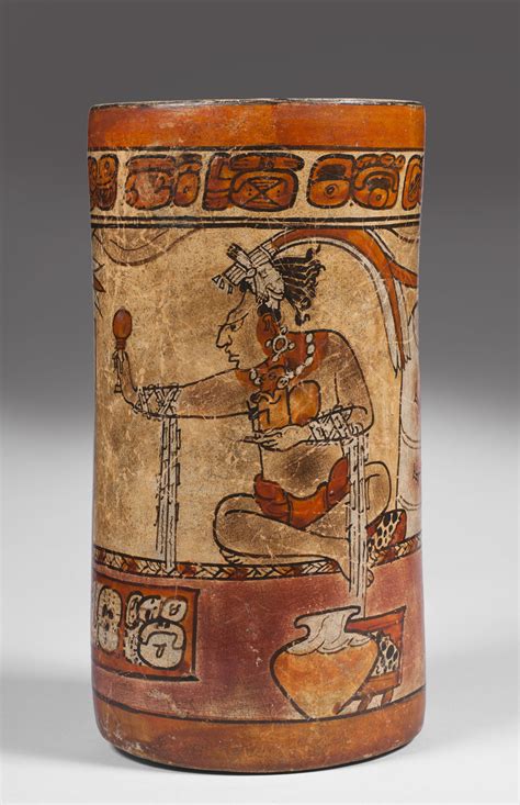 Dancing Into Dreams Maya Vase Painting From The Ik Kingdom Princeton