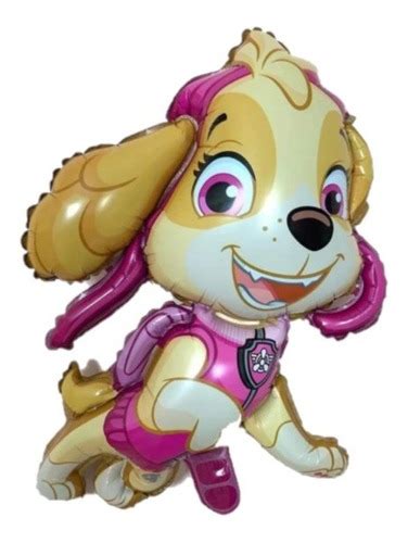 Globo Metalizado Skye Paw Patrol Patrulla Canina Cuotas Sin Inter S