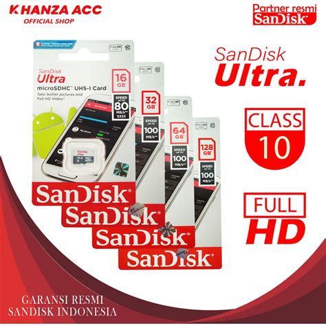 Jual Khanzaacc Sandisk Memory Hp Micro Sd Ultra Class Memori Card