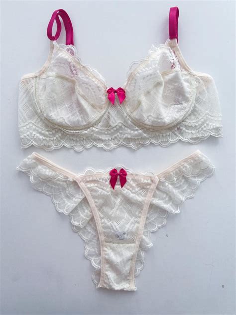 Conjunto Sem Bojo Aro Marfim Pink Site Exclusivo De Lingerie