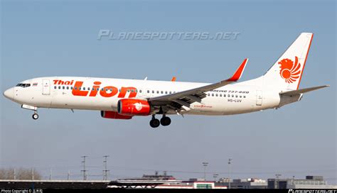 Hs Luv Thai Lion Air Boeing Gp Wl Photo By Id