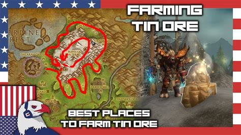 Tin Ore Farming Spot Silver Ore Too Bfa Farming 815 Youtube