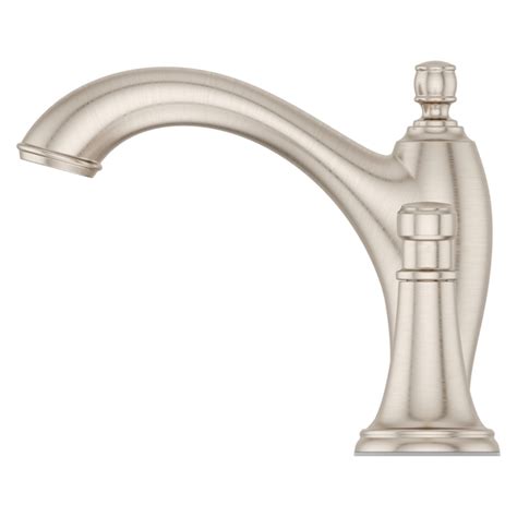 Pfister Northcott Brushed Nickel Widespread 2 Handle Watersense Bathroom Sink Faucet With Drain