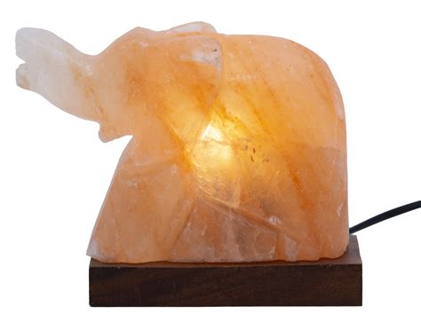 Lampada Di Sale Rosa DellHimalaya A Forma Di Elefante ZenStore