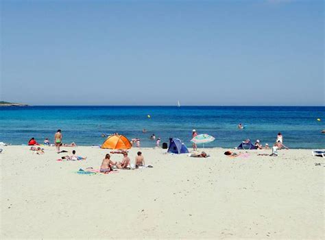 S Illot Beach Sandy Beach Located On The East Coast Of Mallorca