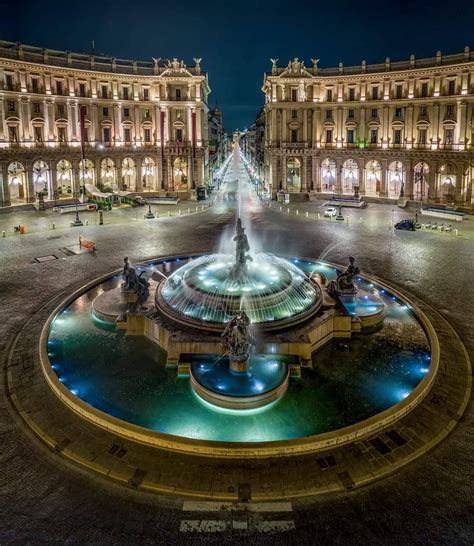 Piazza Della Republica Rome Italy Photo Credit To Mauro Pagliai R