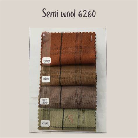 Jual Katalog Warna Kain Semi Wool Aneka Sandang Textile Shopee