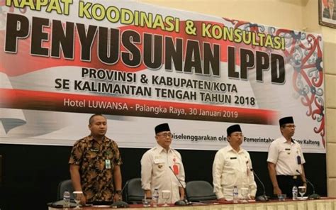 Pemprov Kalteng Gelar Rakor Evaluasi Penyusunan Lppd Kalteng Ekspres