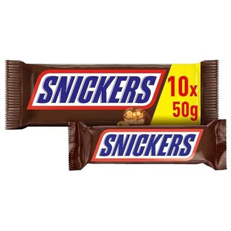 40 Barres de Chocolat Snickers à 13 32 chez Amazon Chocolat au lait