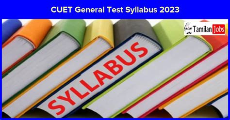 Cuet General Test Syllabus 2023 Check Important Topics Exam Pattern