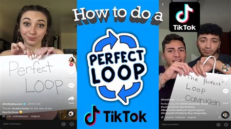 PERFECT LOOP TIK TOK TUTORIAL How To Make A Infinite Loop Video