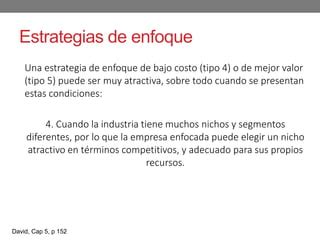 5 Estrategias De Enfoque PPT