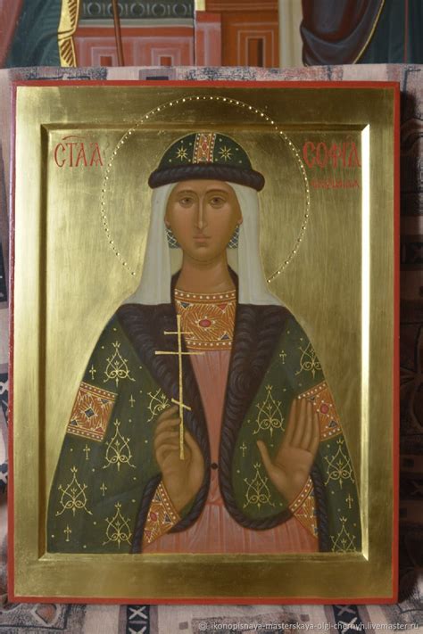 Иконы: икона "Св.княгиня София Слуцкая" в интернет-магазине на Ярмарке ...
