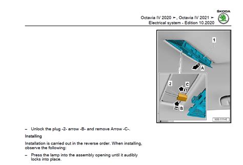 Interior Light Removal Skoda Octavia Mk Iv Briskoda