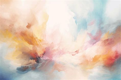 Premium AI Image Colorful Abstract Watercolor Painting Background