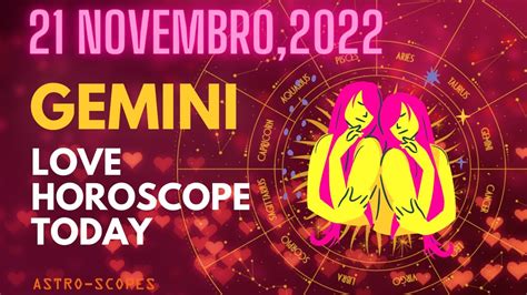 ️ Gemini ♊ ️ Love Horoscope Horoscope For Today November 21 2022♊gemini